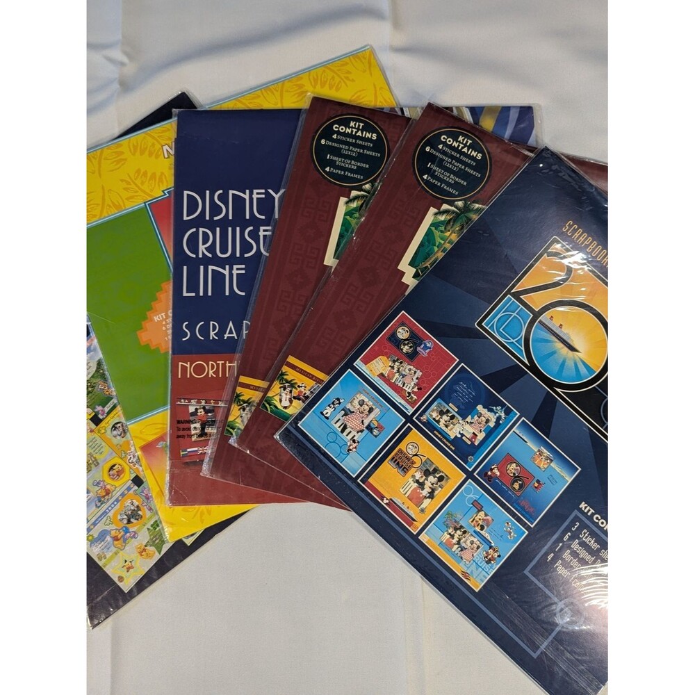 Disney Cruise Line Scrapbook Kit - Navy & Yellow Accents